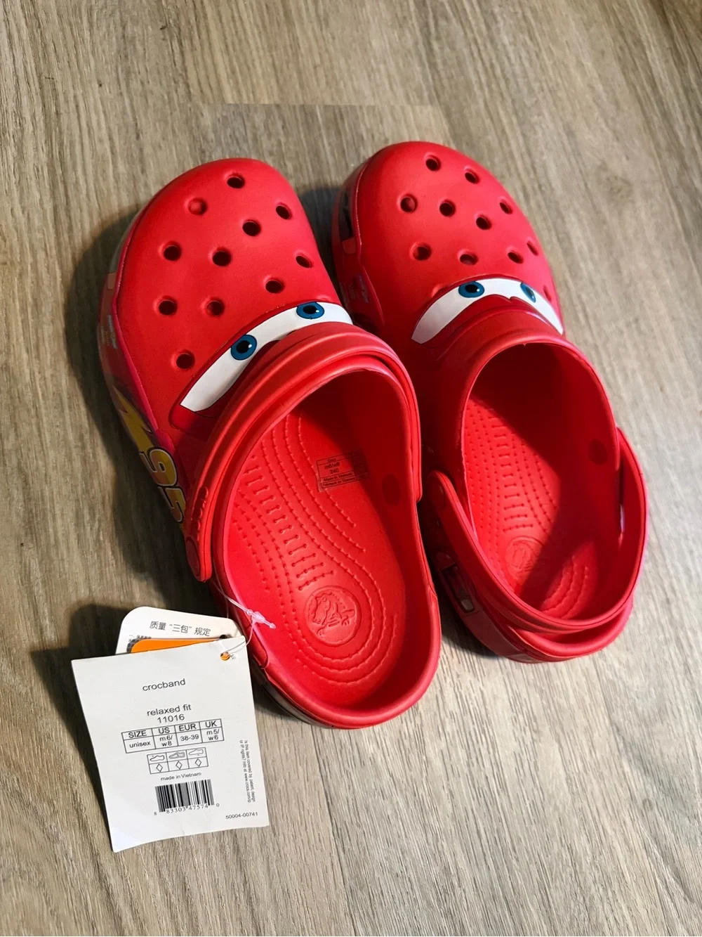 CROCS lightning mcqueen